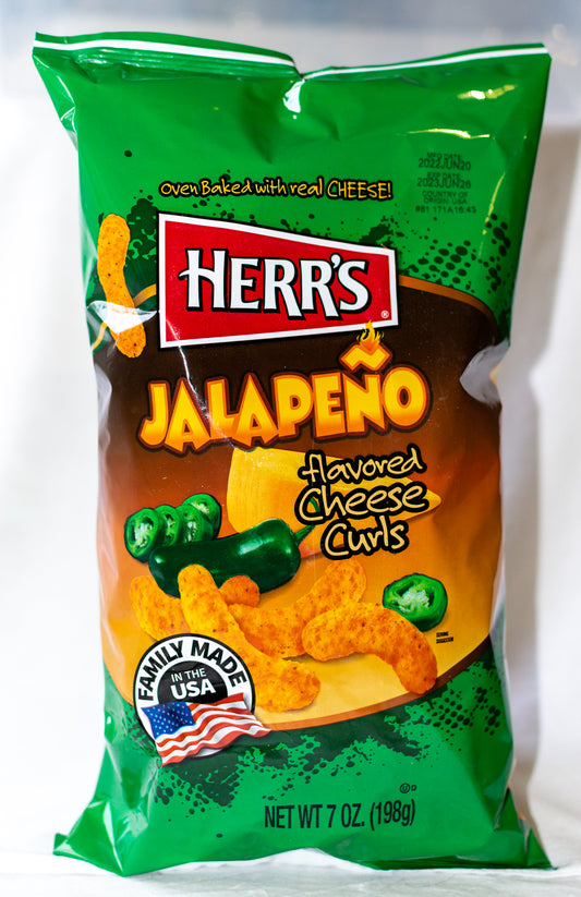 Herr`s Jalapeno Flavoured Cheese Curls